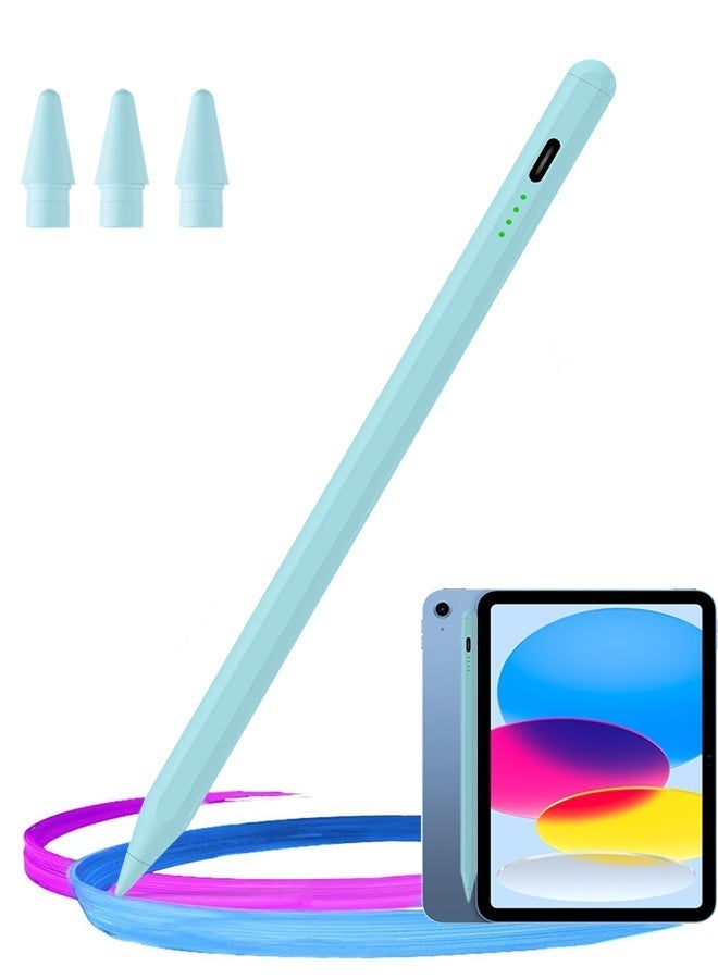 بواي قلم شاشة لجهاز iPad مع وظيفة رفض راحة اليد، قلم نشط متوافق (2018-2025) Apple iPad Pro 11/12.9 بوصة، iPad 10/9/8/7/6th، iPad Air 5/4/3 الجيل، iPad Mini 6/ الجيل الخامس - Image 1